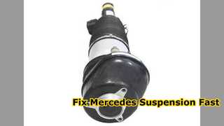 Mercedes S Class W221 W216 Rear Air Suspension Shock Fix