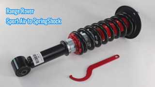 Air Suspension Shock To Coil Spring Shock For 2006-2013 Range Rover Sport 05-09 LR3 LR4