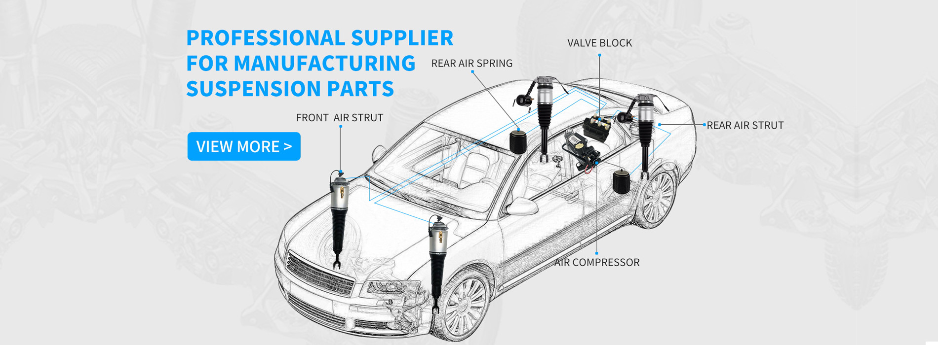 Quality Mercedes Benz Air Suspension Parts factory