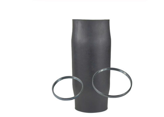 Black Rubber Bladder With Steel Rings For BMW X3 F15 / X6 F16 Rear Air Suspension Airbag Spring 37126795013