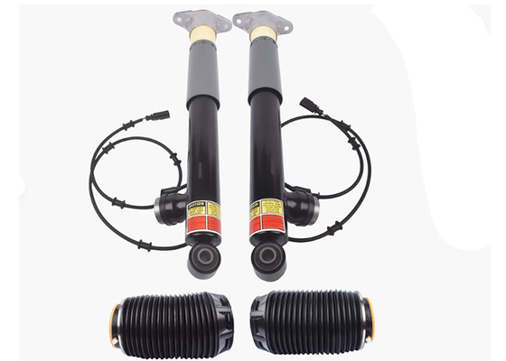 55411 3N510 55320-3M550 Rear Shock Struts w/ Electric & Air Spring Bag Set For Hyundai Equus 2011-2016