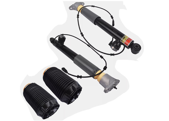 55411 3N510 55320-3M550 Rear Shock Struts w/ Electric & Air Spring Bag Set For Hyundai Equus 2011-2016