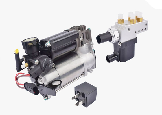 Air Suspension Compressor A2113200158 + Valve Control Block Set For Mercedes Benz W219 W211.