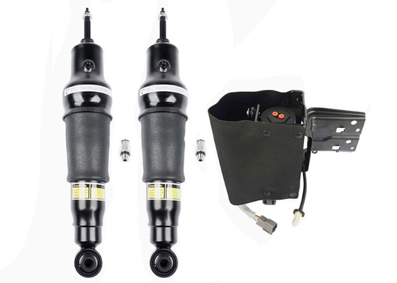53400 1LA4A 53400 1LA4B For Nissan Armada 2017-2020 Infiniti QX56 QX80 2011-2017 Rear Air Suspension Shocks + Air Suspension Compressor Pump.