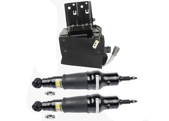 53400 1LA4A 53400 1LA4B For Nissan Armada 2017-2020 Infiniti QX56 QX80 2011-2017 Rear Air Suspension Shocks + Air Suspension Compressor Pump.