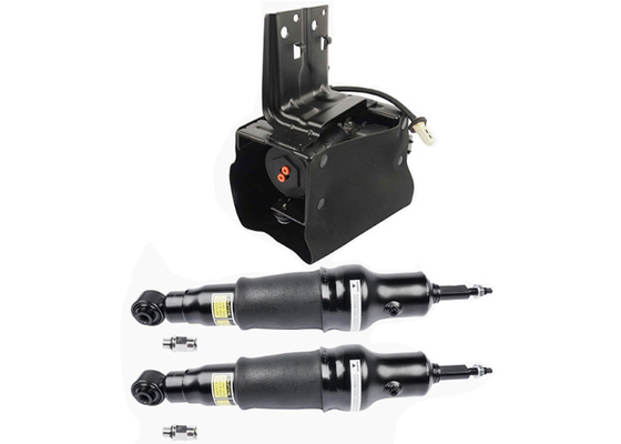 53400 1LA4A 53400 1LA4B For Nissan Armada 2017-2020 Infiniti QX56 QX80 2011-2017 Rear Air Suspension Shocks + Air Suspension Compressor Pump.