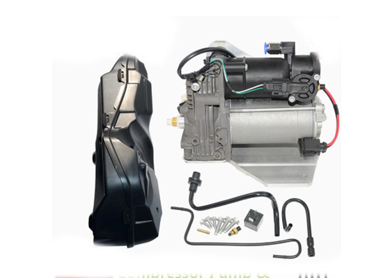 LR015303 LR023964 Air Suspension Compressor Pump With Cover Land Rover Range Rover Sport LR3 LR4 Discovery 3  4